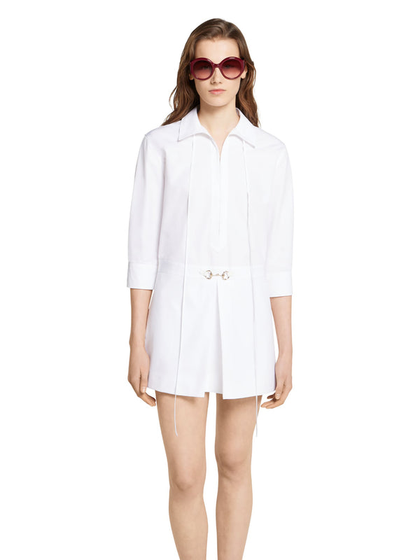 Shirt dress with Horsebit