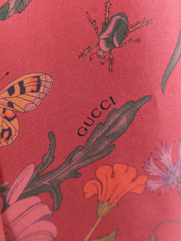 Printed silk shirt