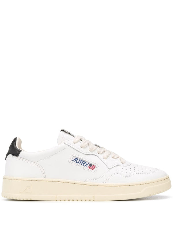 Medalist low sneakers in white leather