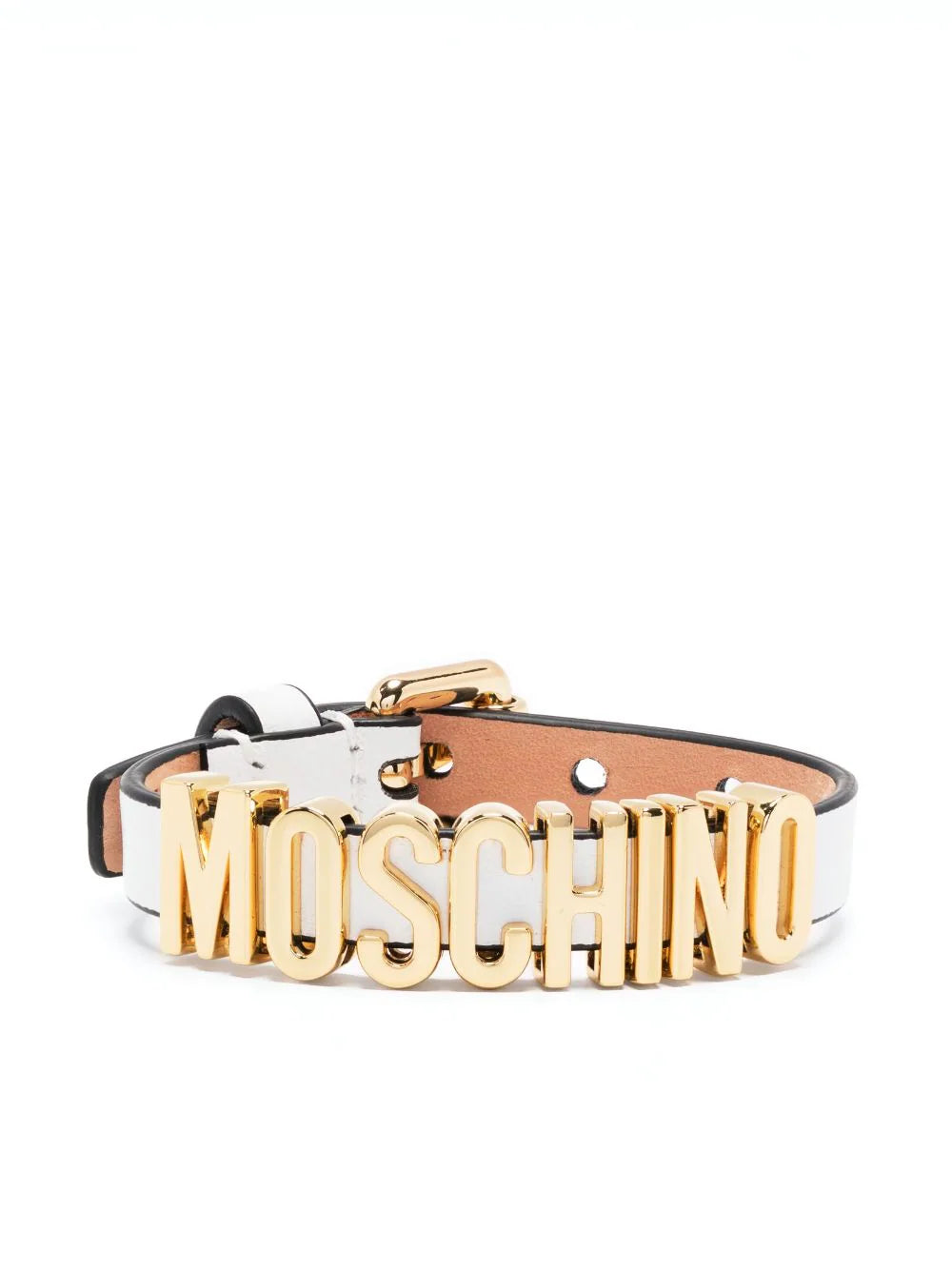 Montre-bracelet Vintage Moschino Dorée - Logo Emblématique, Style Unisexe