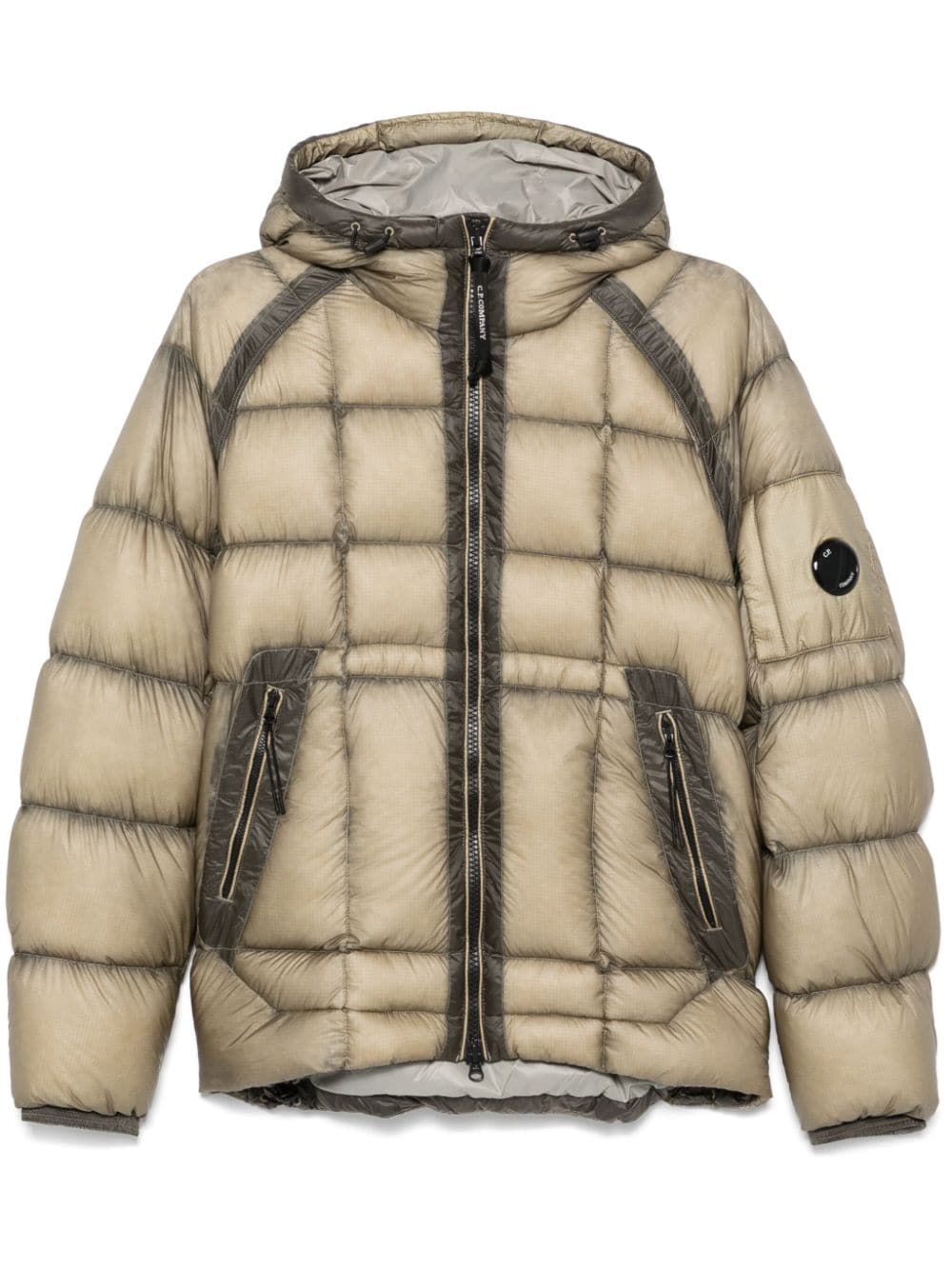 D.D. Shell Hooded Medium Down Jacket CP COMPANY Verde | Grifo210