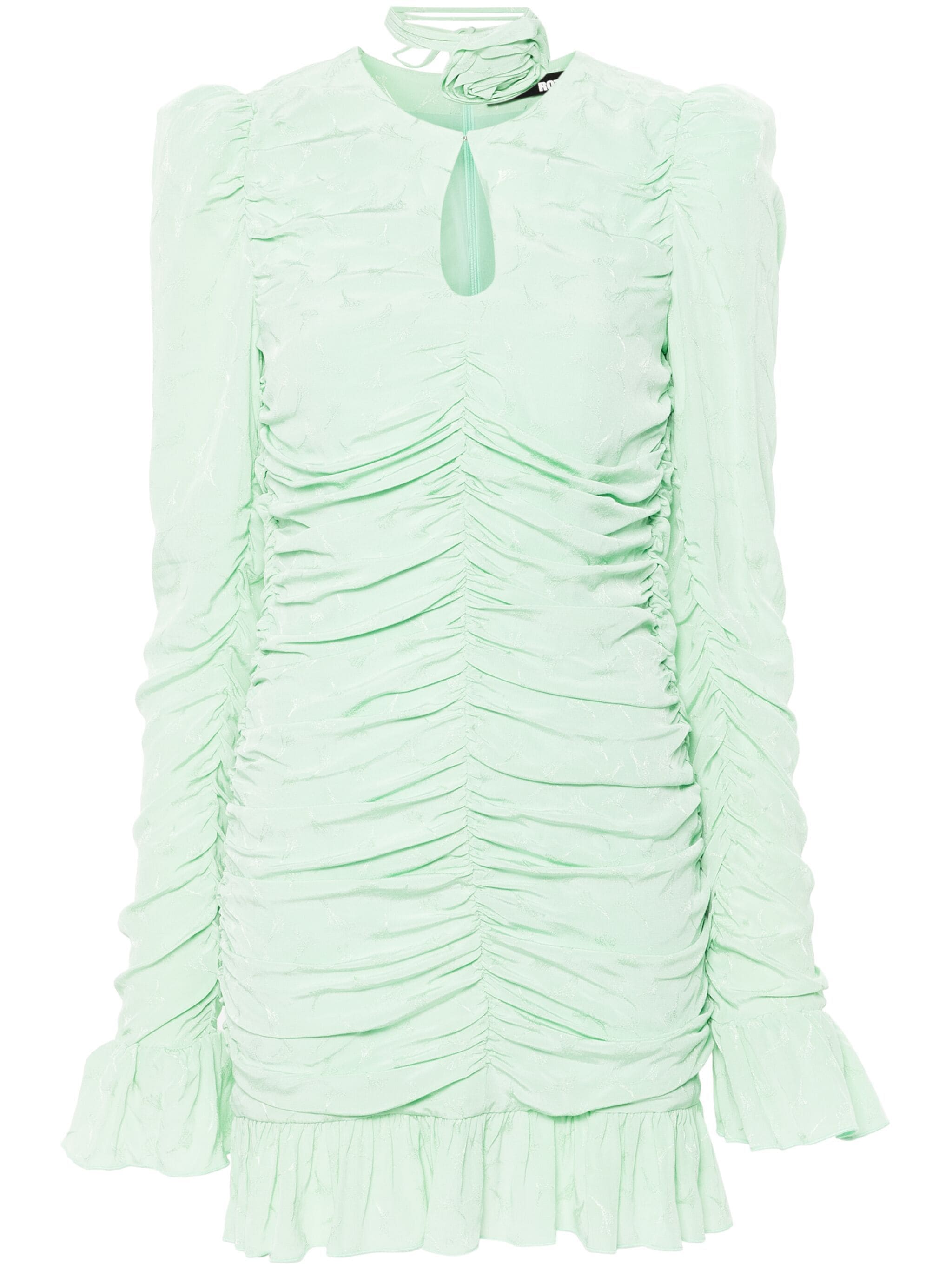 slim fit dress slacks Rent Noon Puff Sleeved Dress | Rotate Birger Christensen