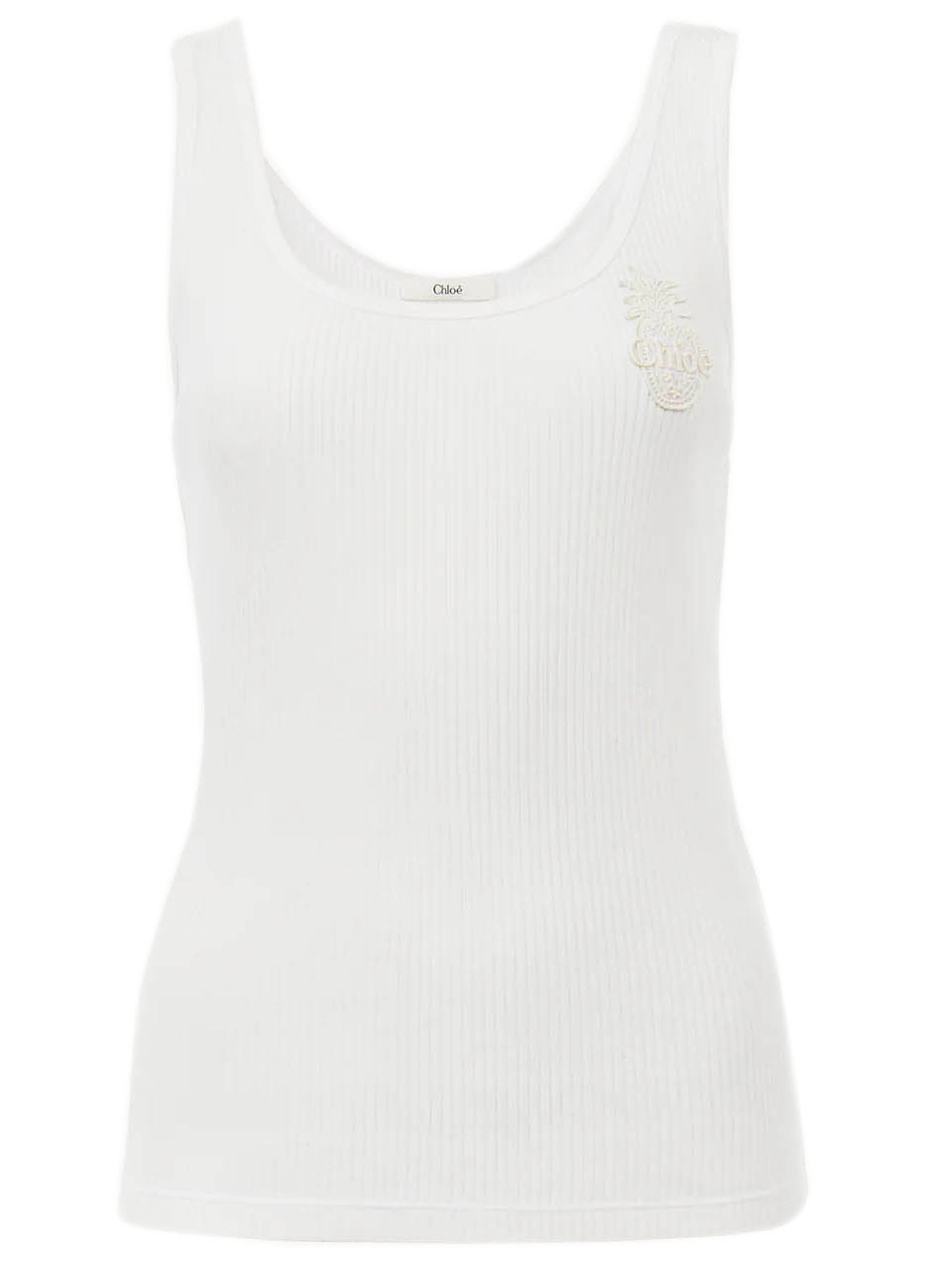 Tank Top Chloé Bianco | Grifo210