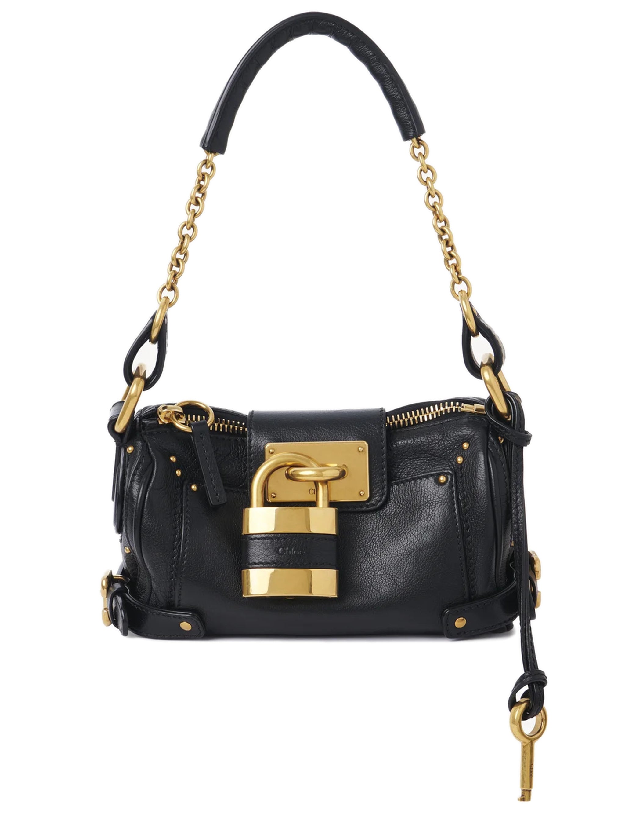 Chloé Paddington Bags black クロエ パディントン Chloé Paddington Leather Bag | Black | FARFETCH