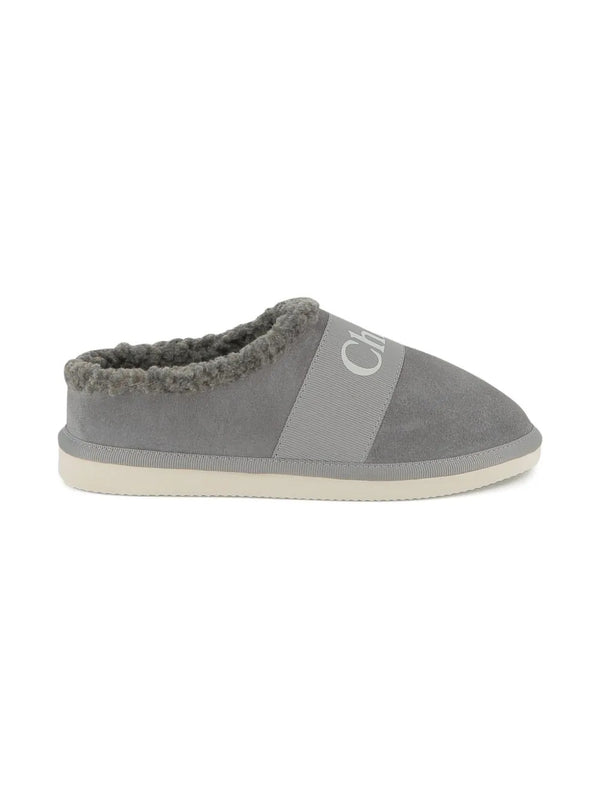 Logo-print slippers