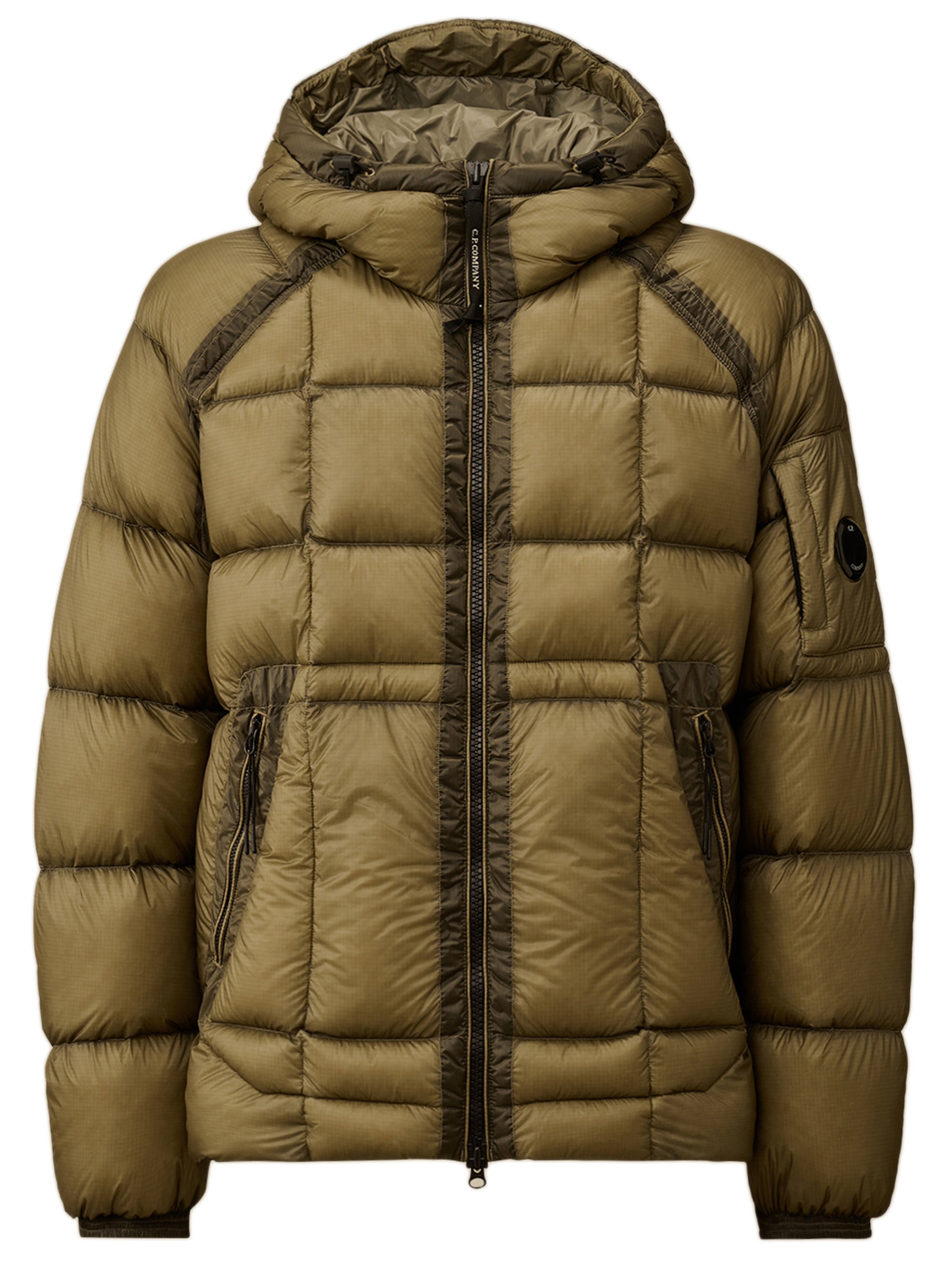 D.D. Shell Hooded Down Jacket CP COMPANY Verde | Grifo210