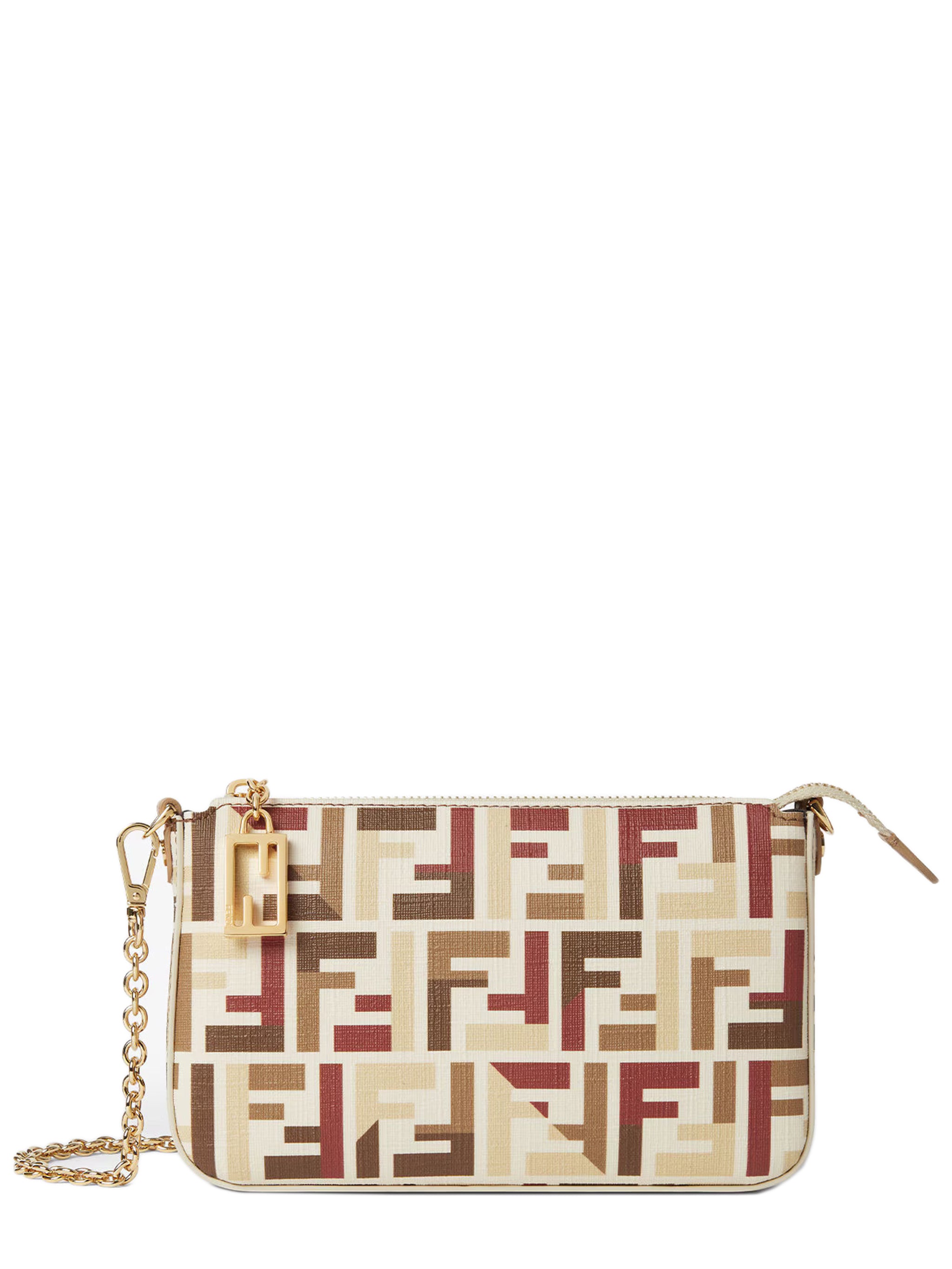 Pochette Donna In Raso E Ecopelle – Stile Baguette, Tracolla, Colori Multicolore (Modello 89314)