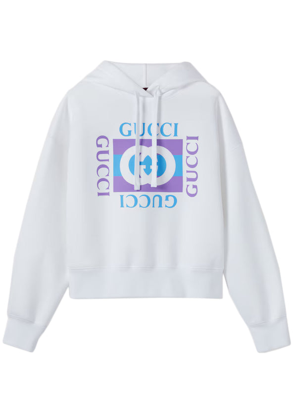 Hooded sweatshirt with print