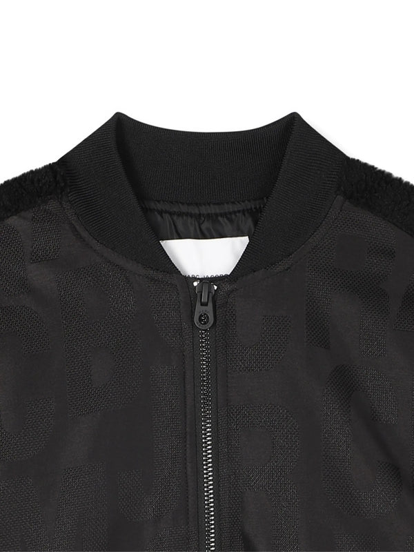Logo bomber jacket