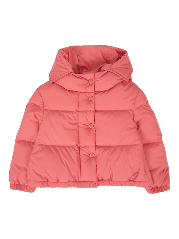 Down jacket with hood