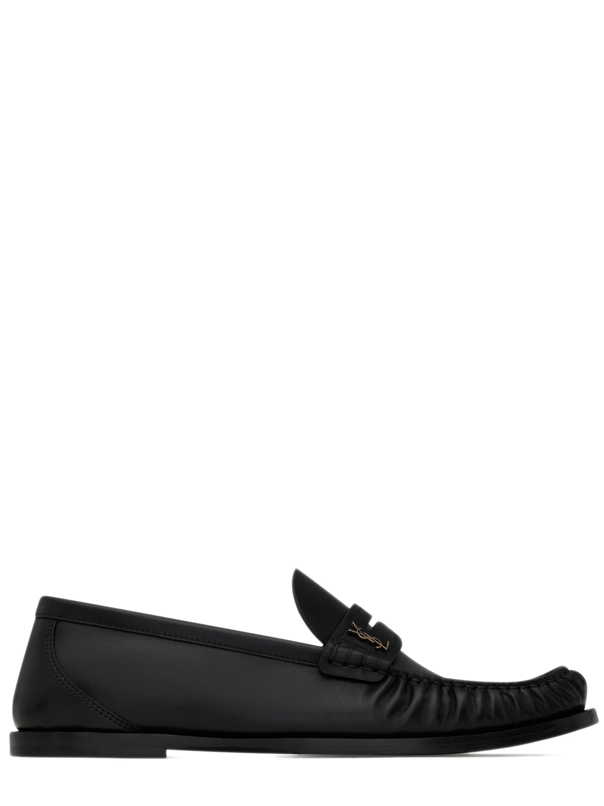 Smooth leather loafers Saint Laurent Nero | Grifo210