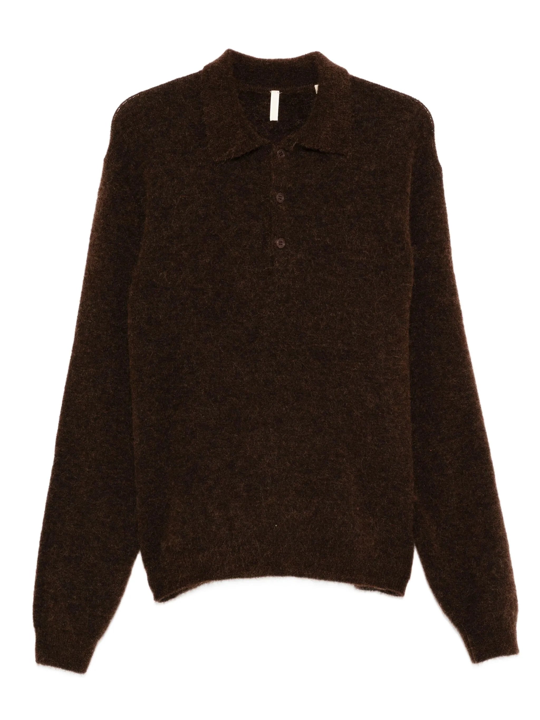 Mohair polo Sunflower Marrone | Grifo210