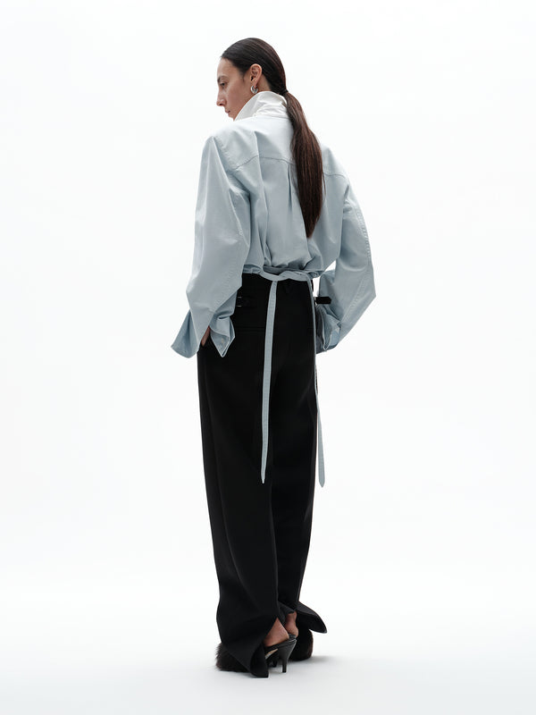 Grain de poudre wool trousers