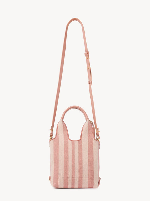 Mini Chloé Stripy tote bag in jacquard