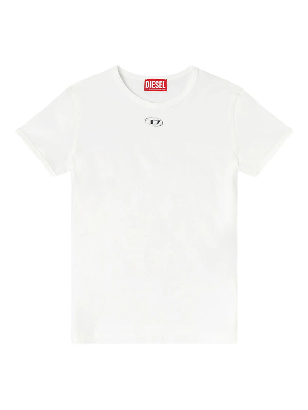 Slim T-shirt with metallic Oval D