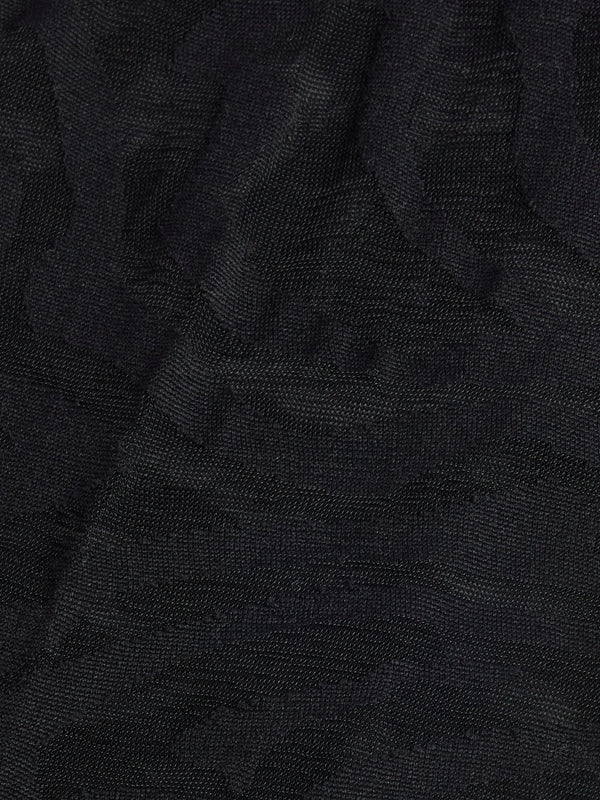 Jacquard tights with a labyrinth print