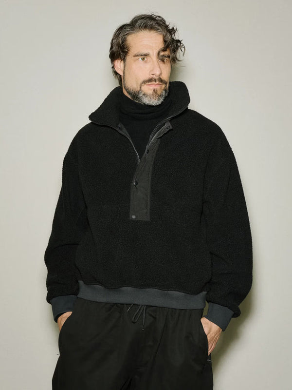 System Half Zip Fleece Onyx