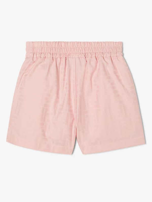 Shorts in cotone jacquard con Baguette 3D