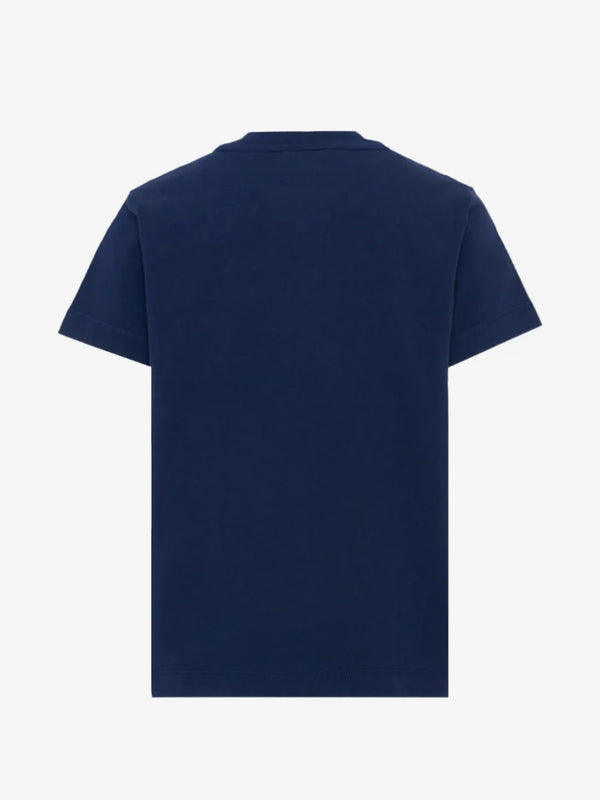 T-shirt with multicolor embroidery