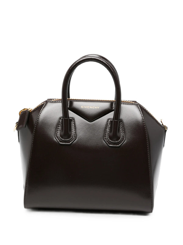 Antigona mini leather bag Box