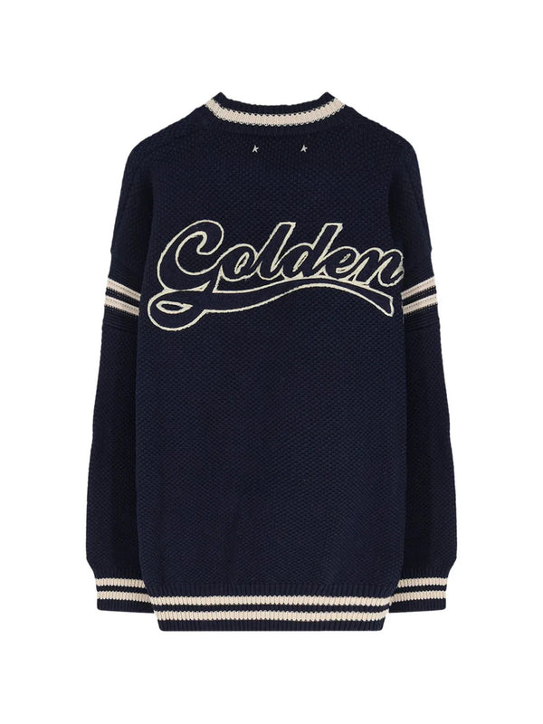 Boxy sweater with embroidery