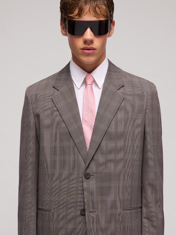 Cravatta in seta jacquard con Incrocio GG