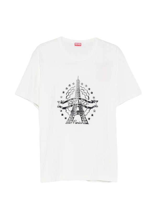 'KENZO Eiffel Tower Design' slim T-shirt