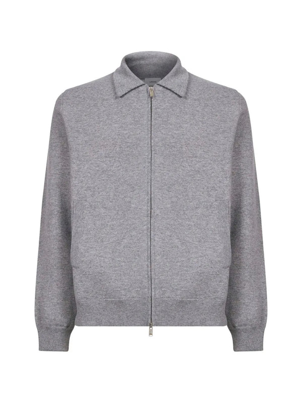 Double knitted bomber jacket