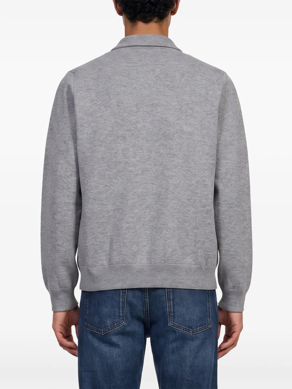 Double knitted bomber jacket