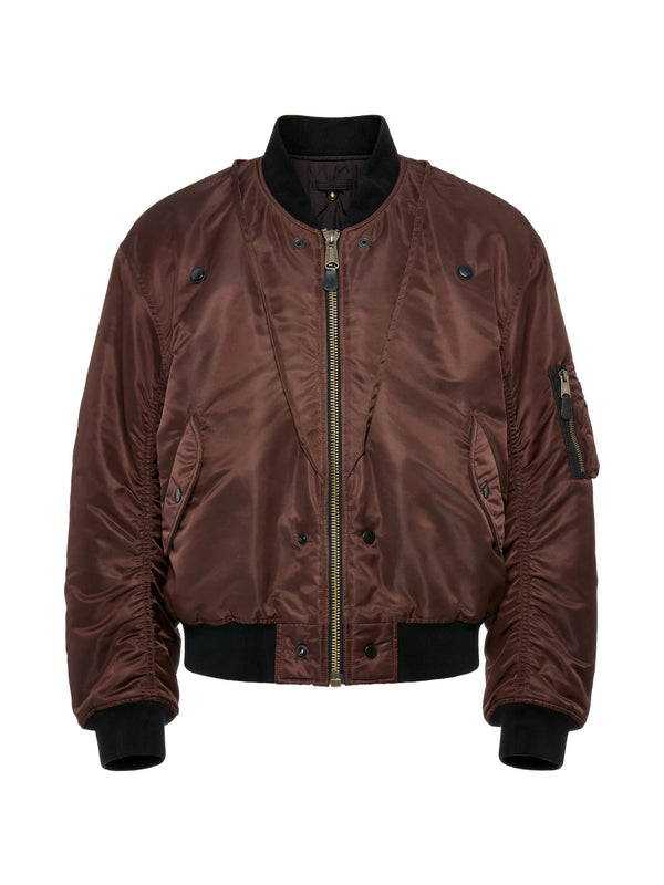 Reversible bomber jacket