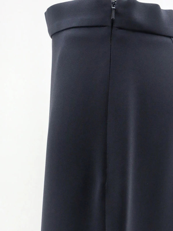 Pantalone Alaggio wide leg in cady