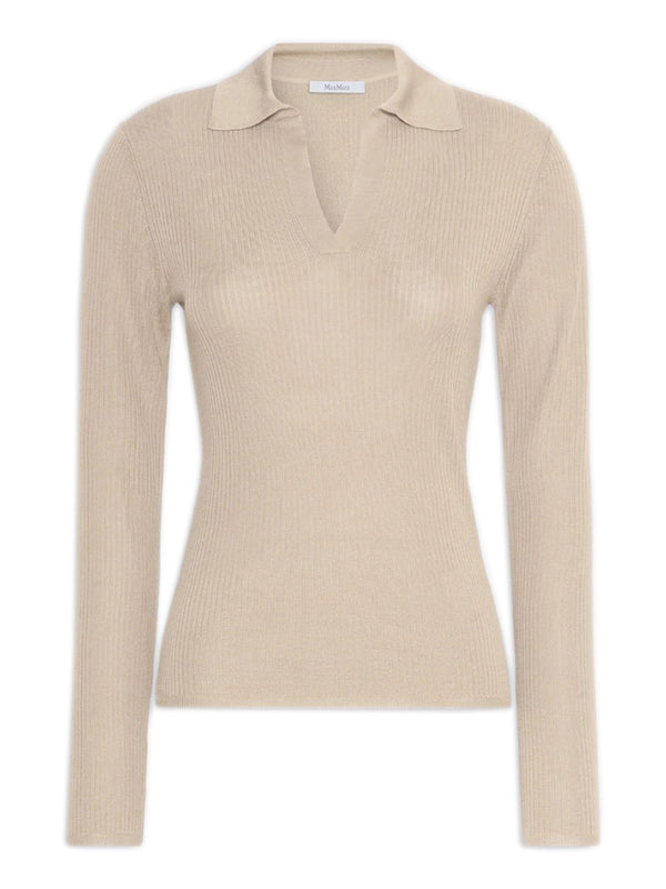Gergo cashmere and silk polo shirt