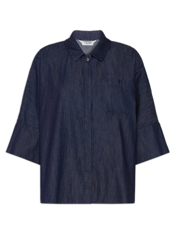 Rugiada cotton denim shirt