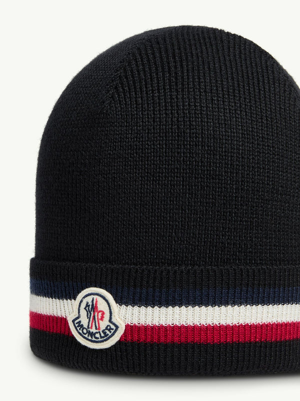 Tricolor Wool Beanie