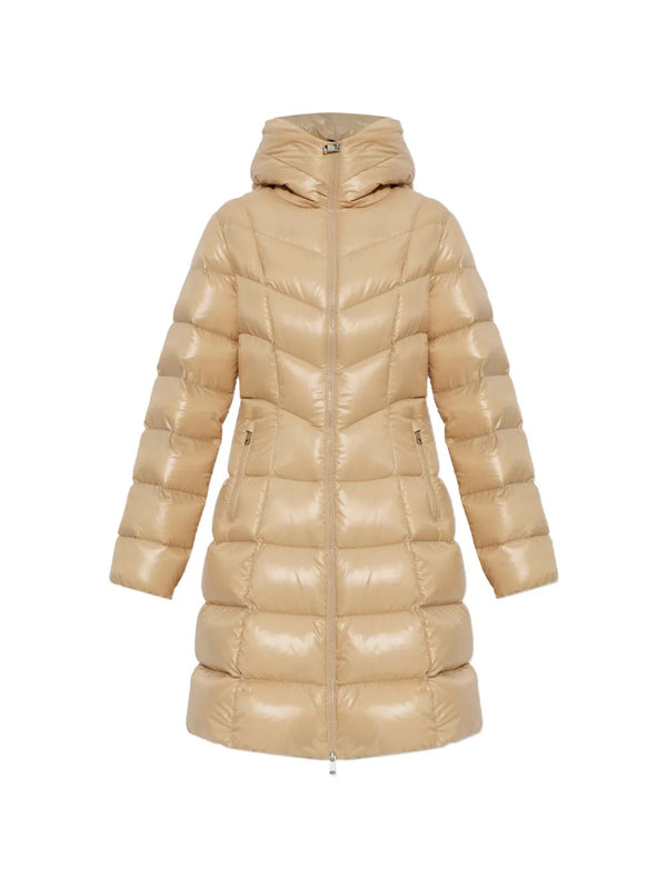 Marusse Hooded Mid-Length Down Jacket