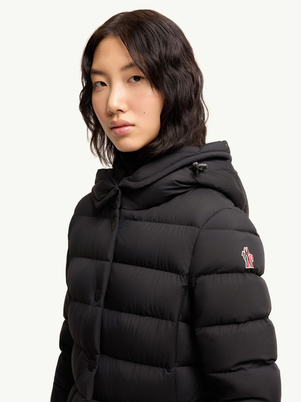 Armoniques Hooded Shearling-Trimmed Down Ski Jacket