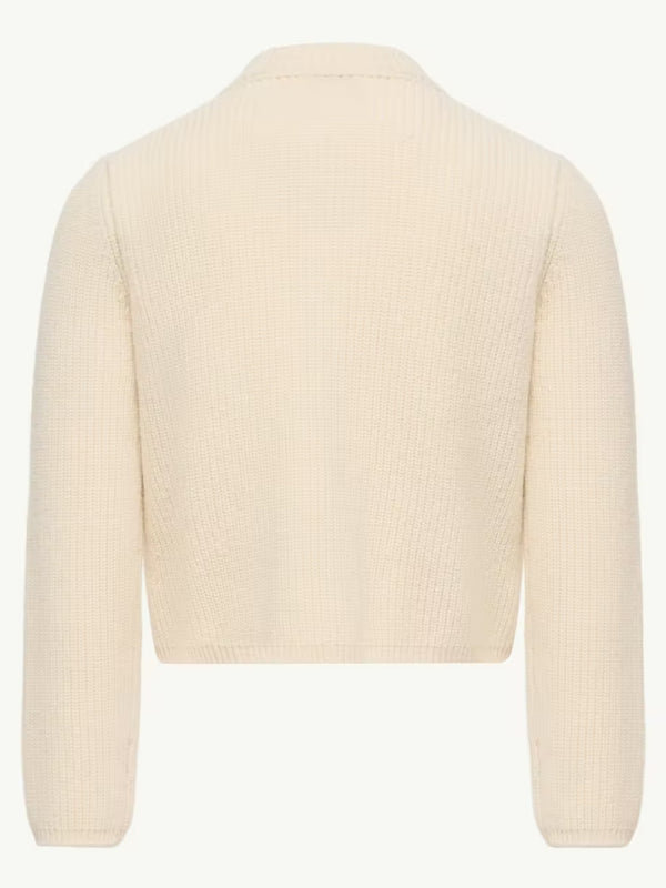 Wool & Cashmere Padded Cardigan