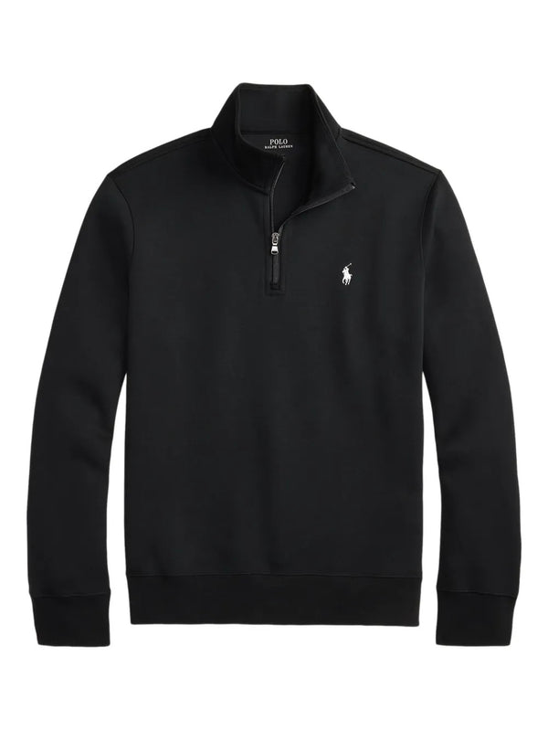 Pullover a maglia doppia con cerniera