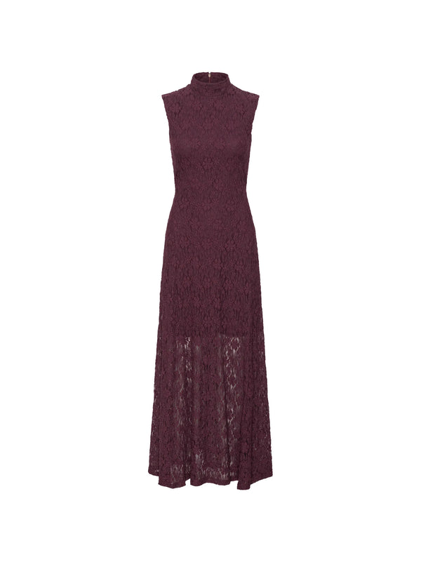 Lace Maxi Flared Dress