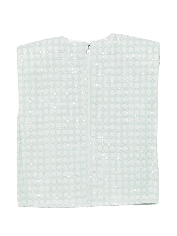 Beaded boxy top