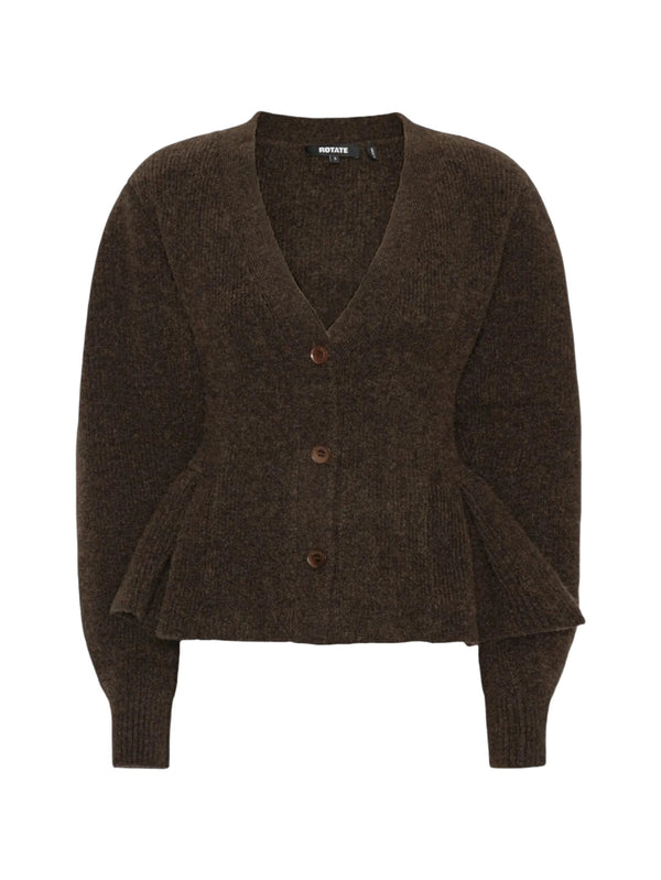 Knit Peplum Cardigan