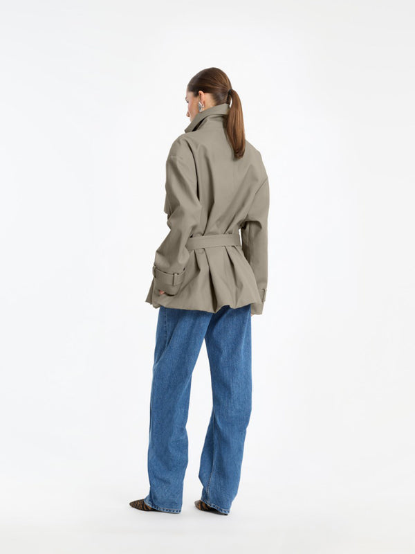 Short trench coat