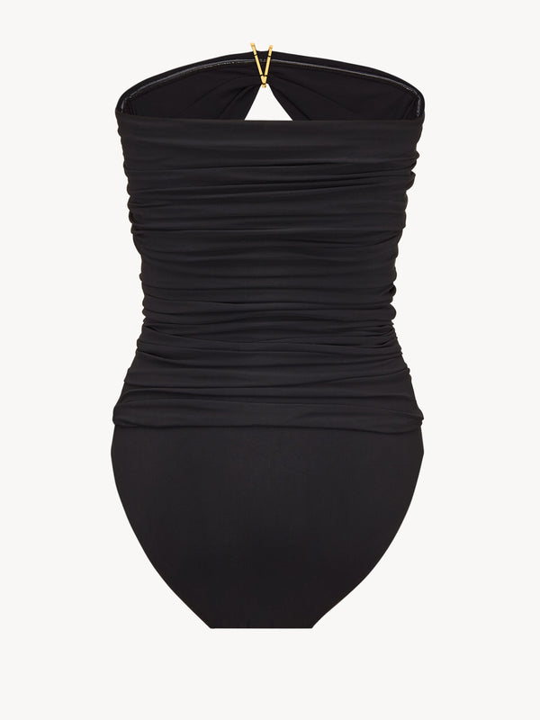 Costume da bagno senza spalline YSL