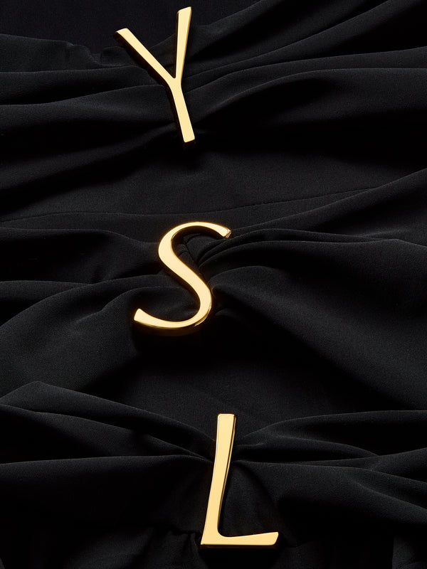 Costume da bagno senza spalline YSL