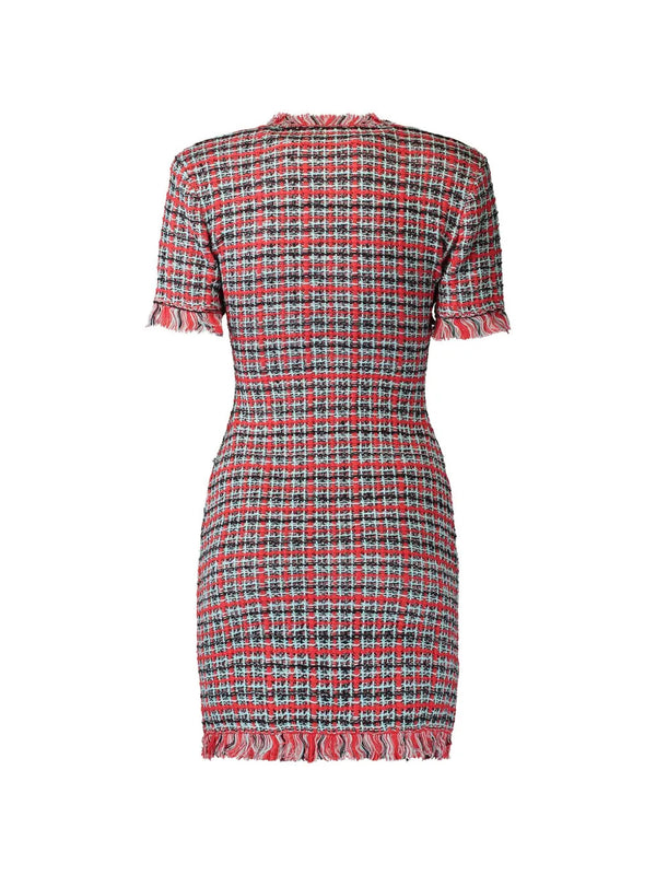 Mini abito con Check