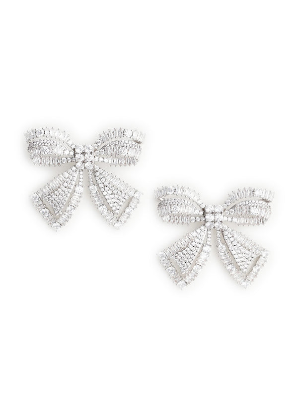 Crystal Bow Earrings