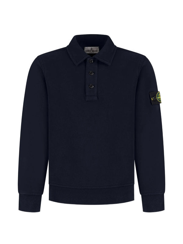 Fleece polo shirt