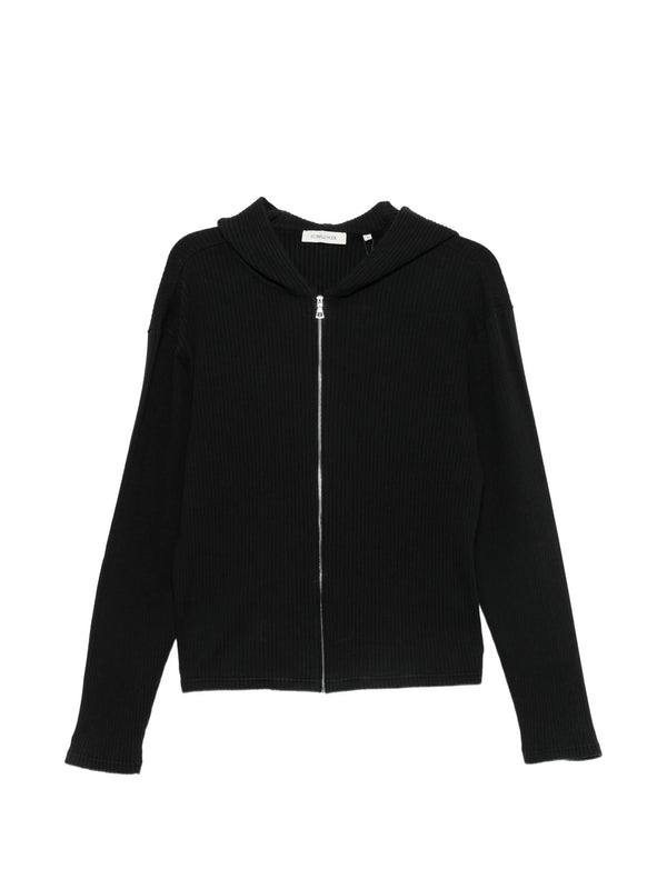 Rib Zip Sweat