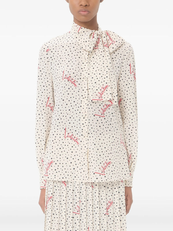 Shirt in Plus De Pois bubble print