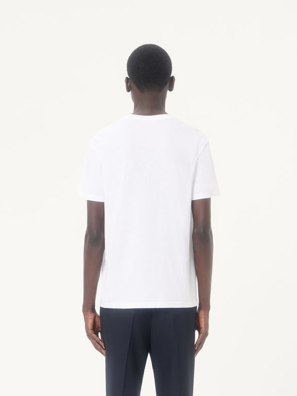 T-Shirt with VLogo Embroidery